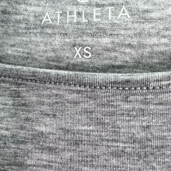 Athleta muscle tee shirt draw string bag bundle grey size XS - Picture 3 of 13